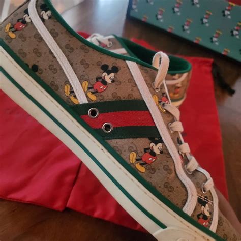 gucci mickey mouse shirt mens|Gucci Mickey Mouse sneakers.